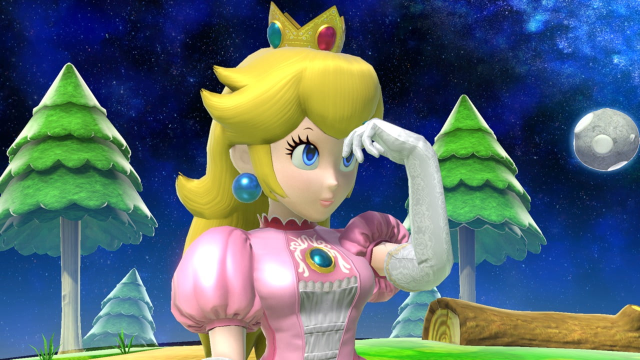 Screenshot de Peach en Super Smash Bros. Ultimate