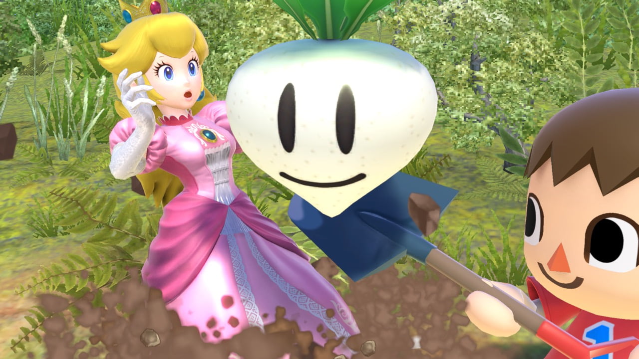 Screenshot de Peach en Super Smash Bros. Ultimate