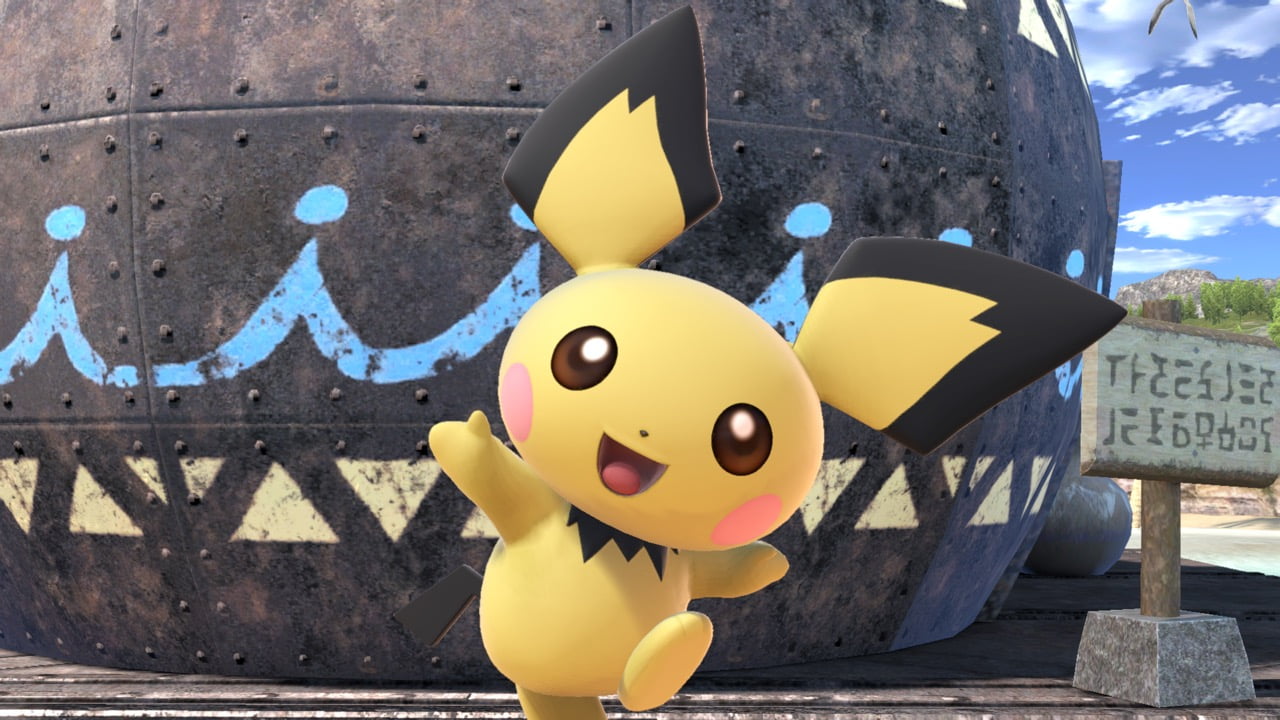 Screenshot de Pichu en Super Smash Bros. Ultimate