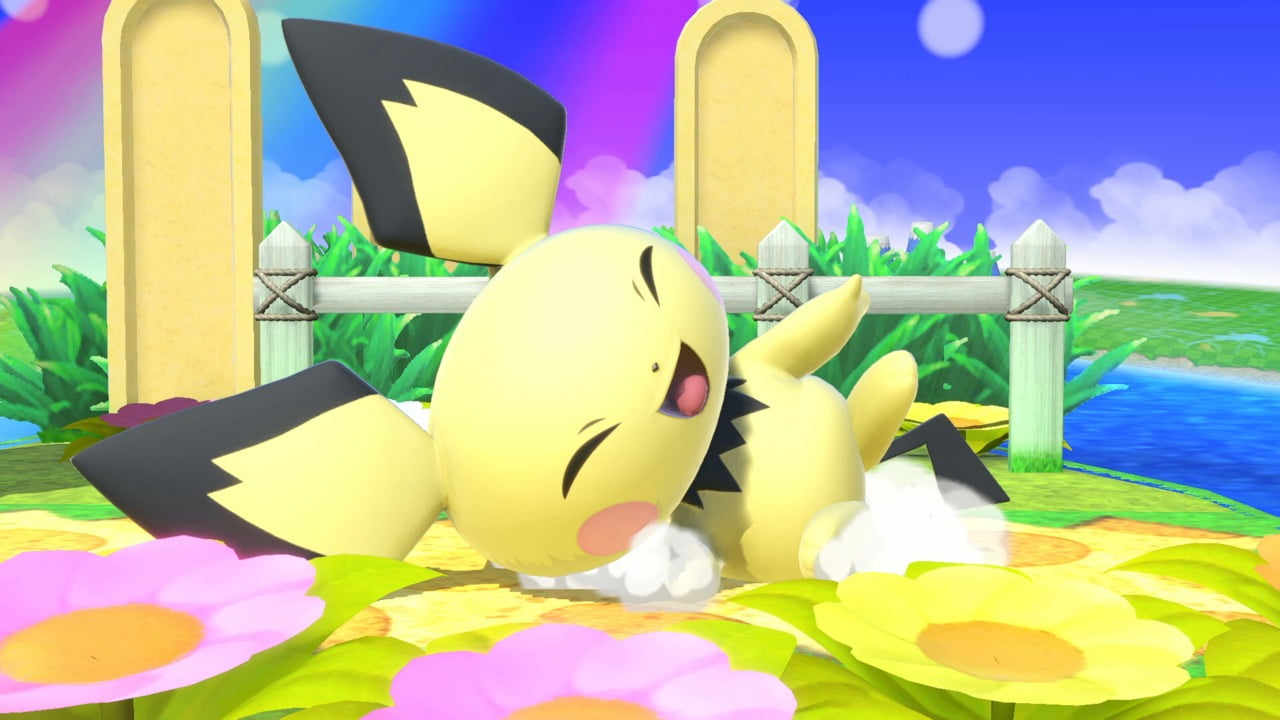 Screenshot de Pichu en Super Smash Bros. Ultimate