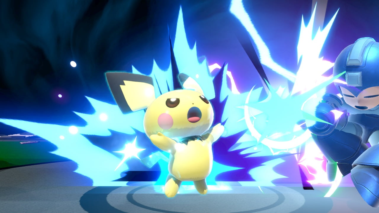 Screenshot de Pichu en Super Smash Bros. Ultimate
