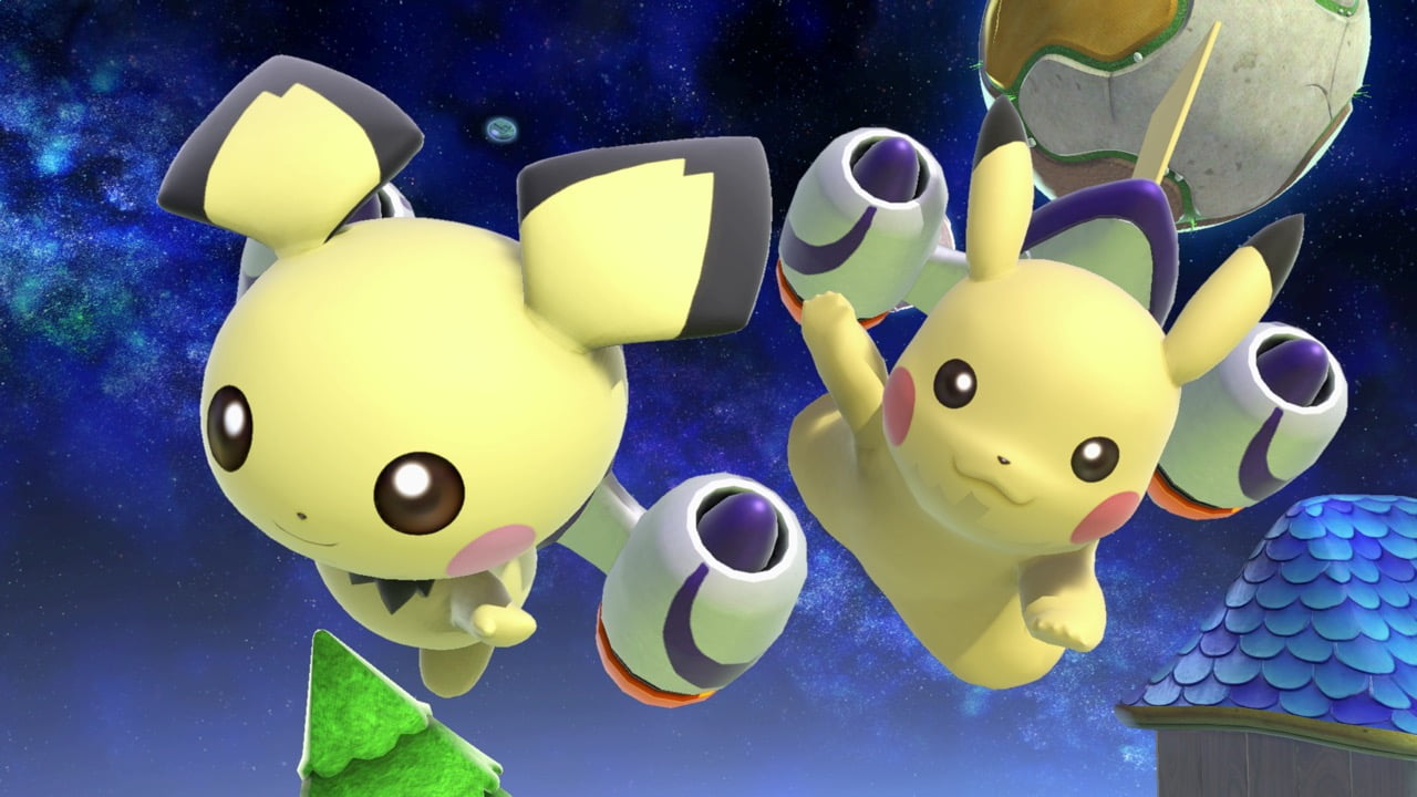 Screenshot de Pichu en Super Smash Bros. Ultimate