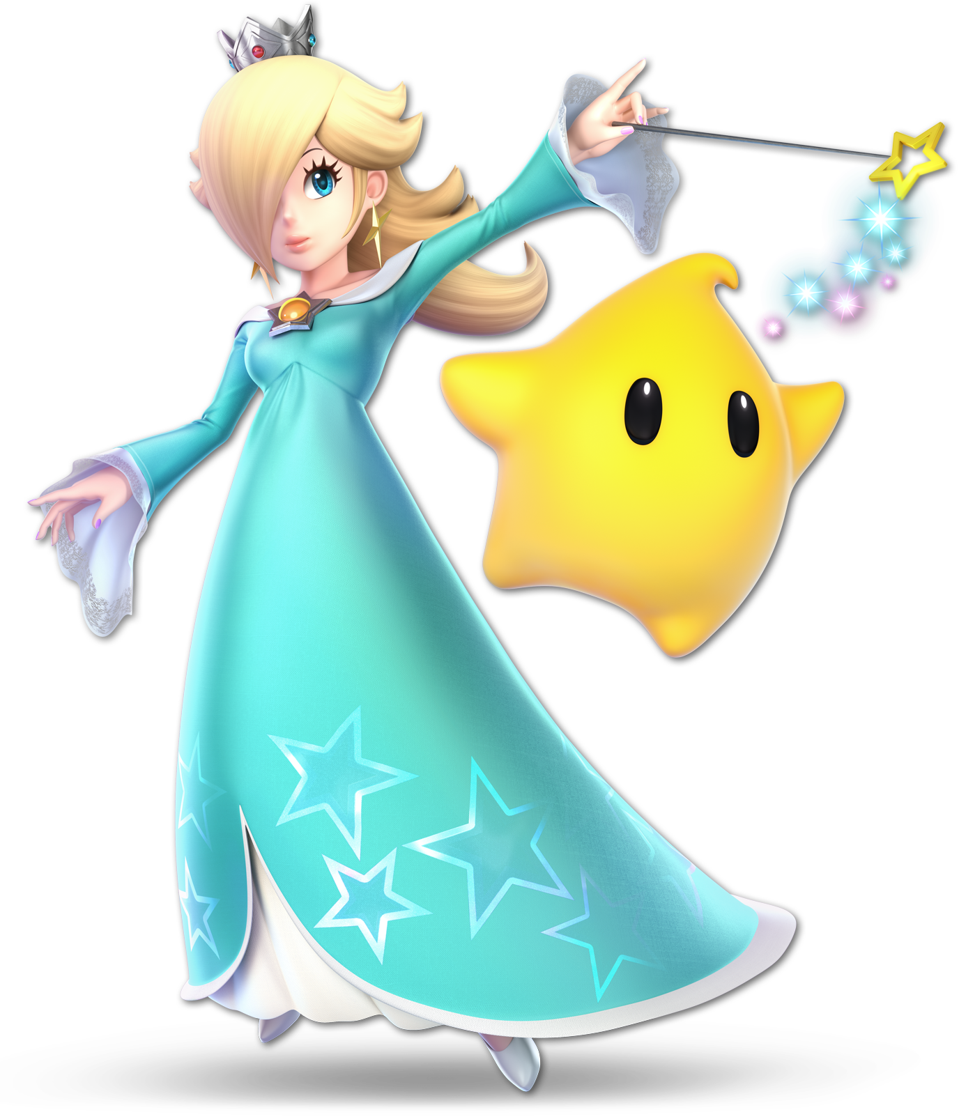 Screenshot de Estela y Destello en Super Smash Bros. Ultimate