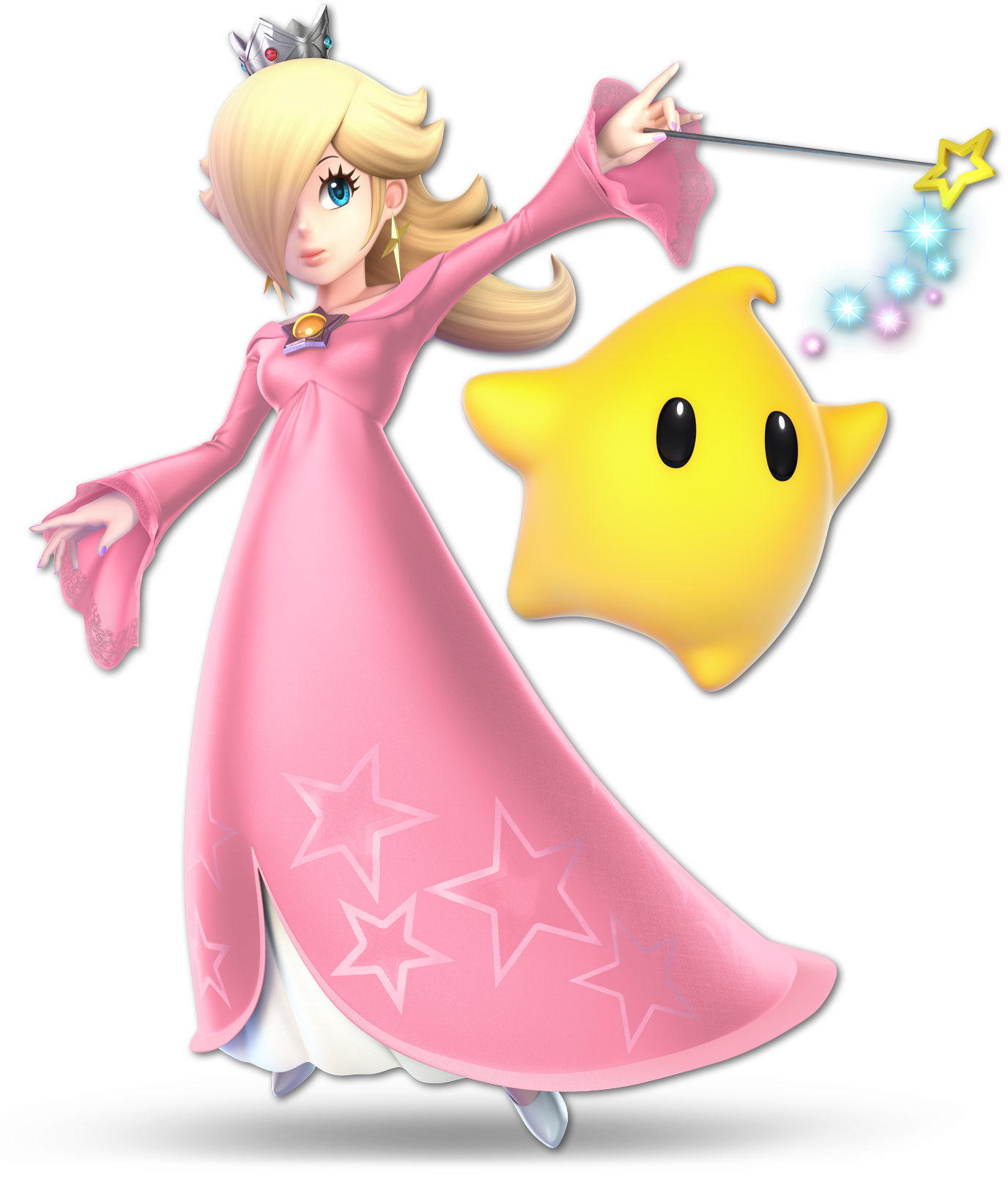 Screenshot de Estela y Destello en Super Smash Bros. Ultimate