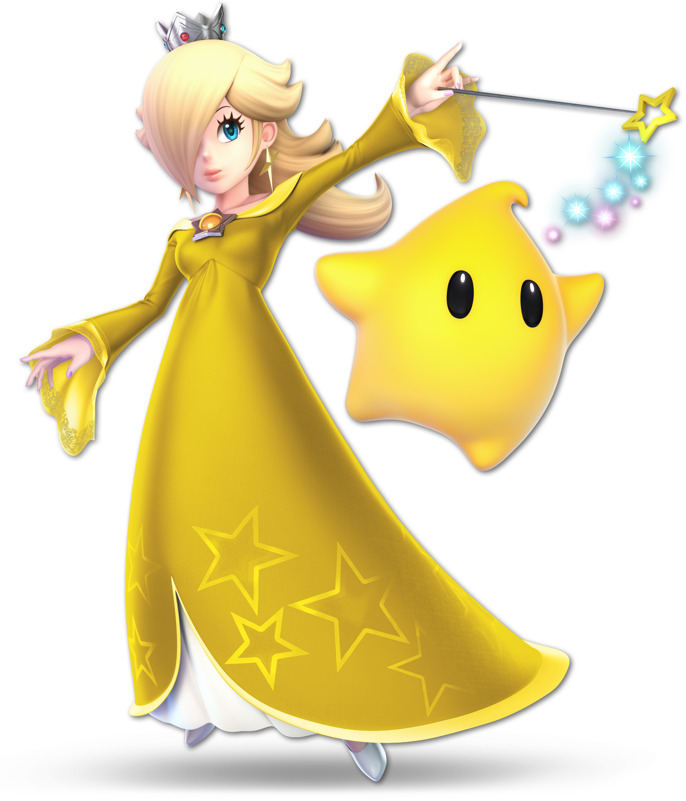 Screenshot de Estela y Destello en Super Smash Bros. Ultimate