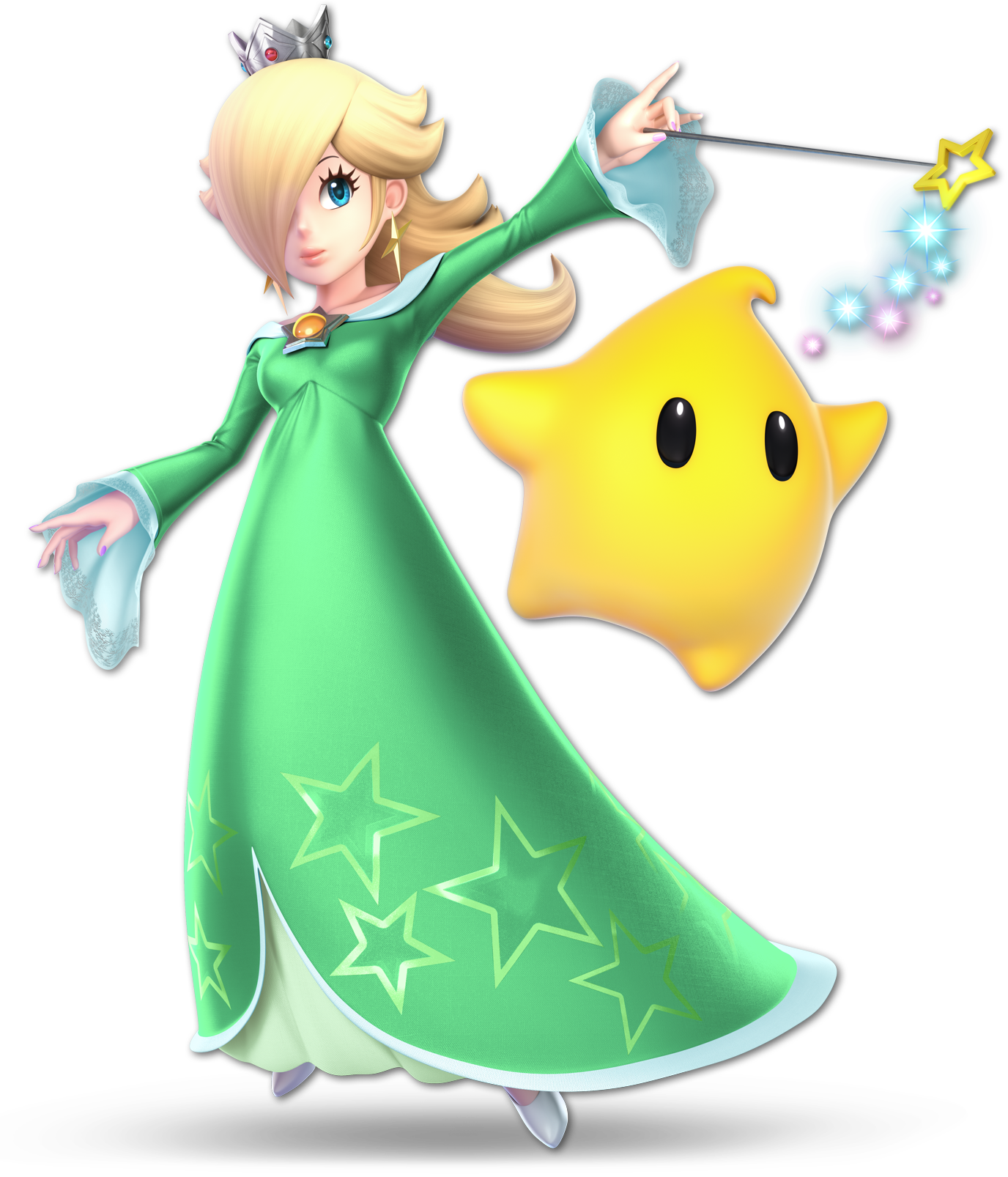 Screenshot de Estela y Destello en Super Smash Bros. Ultimate