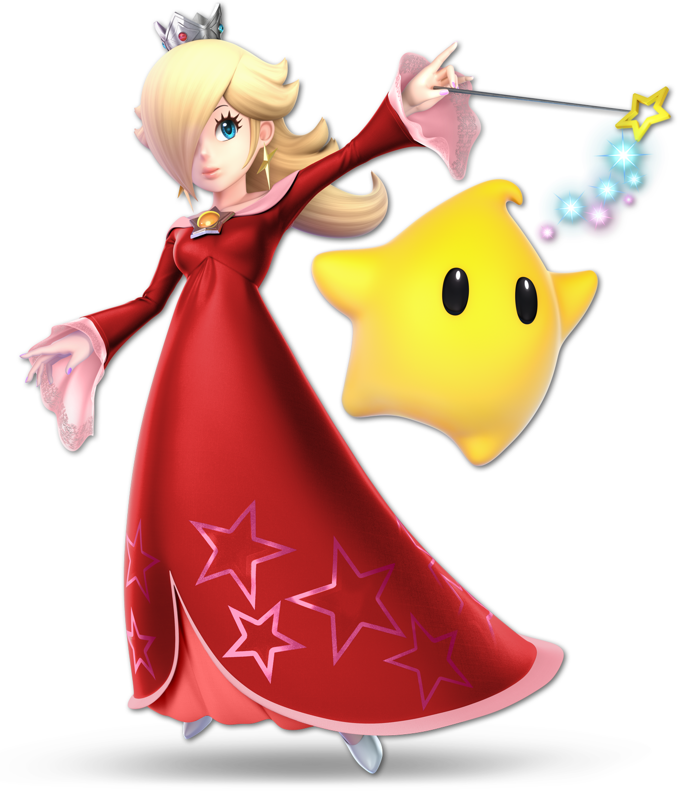 Screenshot de Estela y Destello en Super Smash Bros. Ultimate