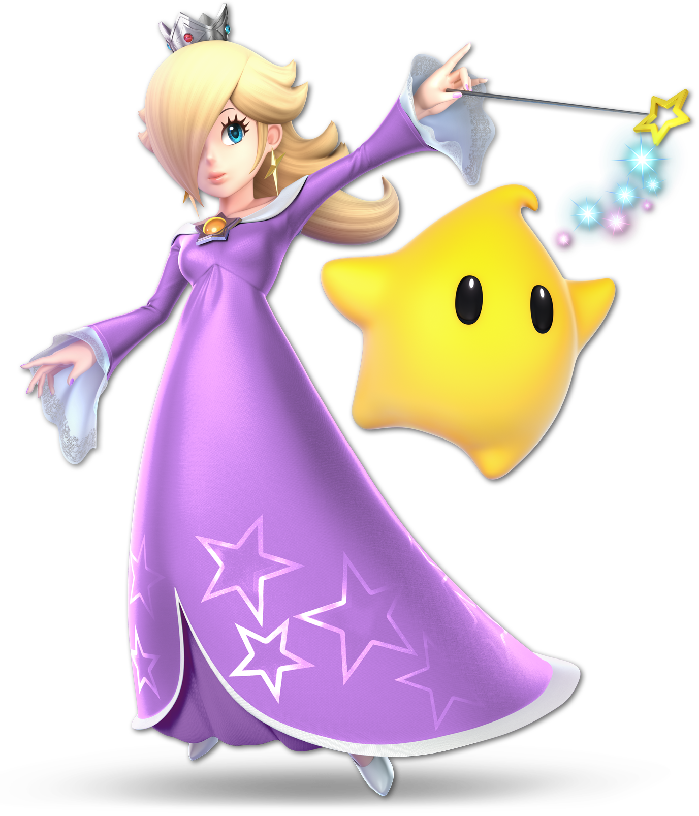 Screenshot de Estela y Destello en Super Smash Bros. Ultimate