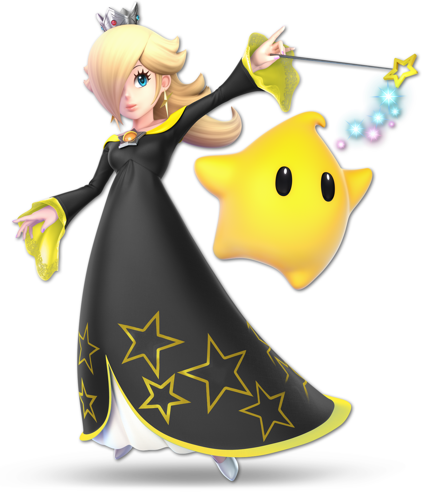 Screenshot de Estela y Destello en Super Smash Bros. Ultimate