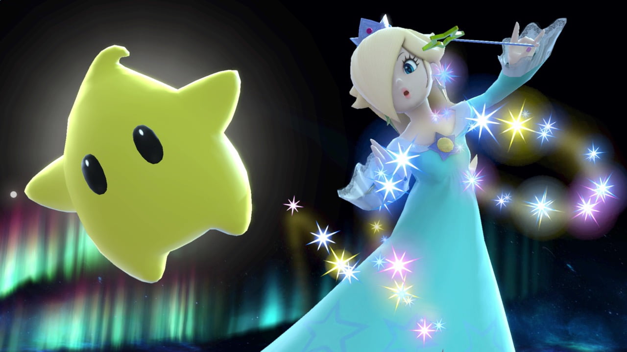 Screenshot de Estela y Destello en Super Smash Bros. Ultimate