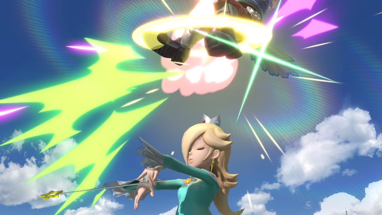 Screenshot de Estela y Destello en Super Smash Bros. Ultimate