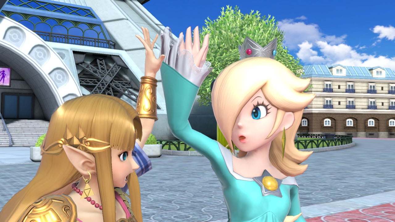 Screenshot de Estela y Destello en Super Smash Bros. Ultimate
