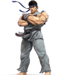Screenshot de Ryu en Super Smash Bros. Ultimate