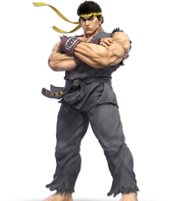 Screenshot de Ryu en Super Smash Bros. Ultimate