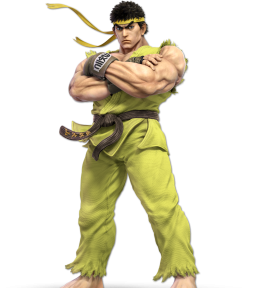 Screenshot de Ryu en Super Smash Bros. Ultimate
