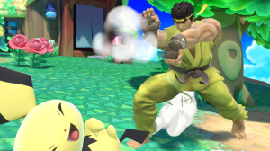 Screenshot de Ryu en Super Smash Bros. Ultimate