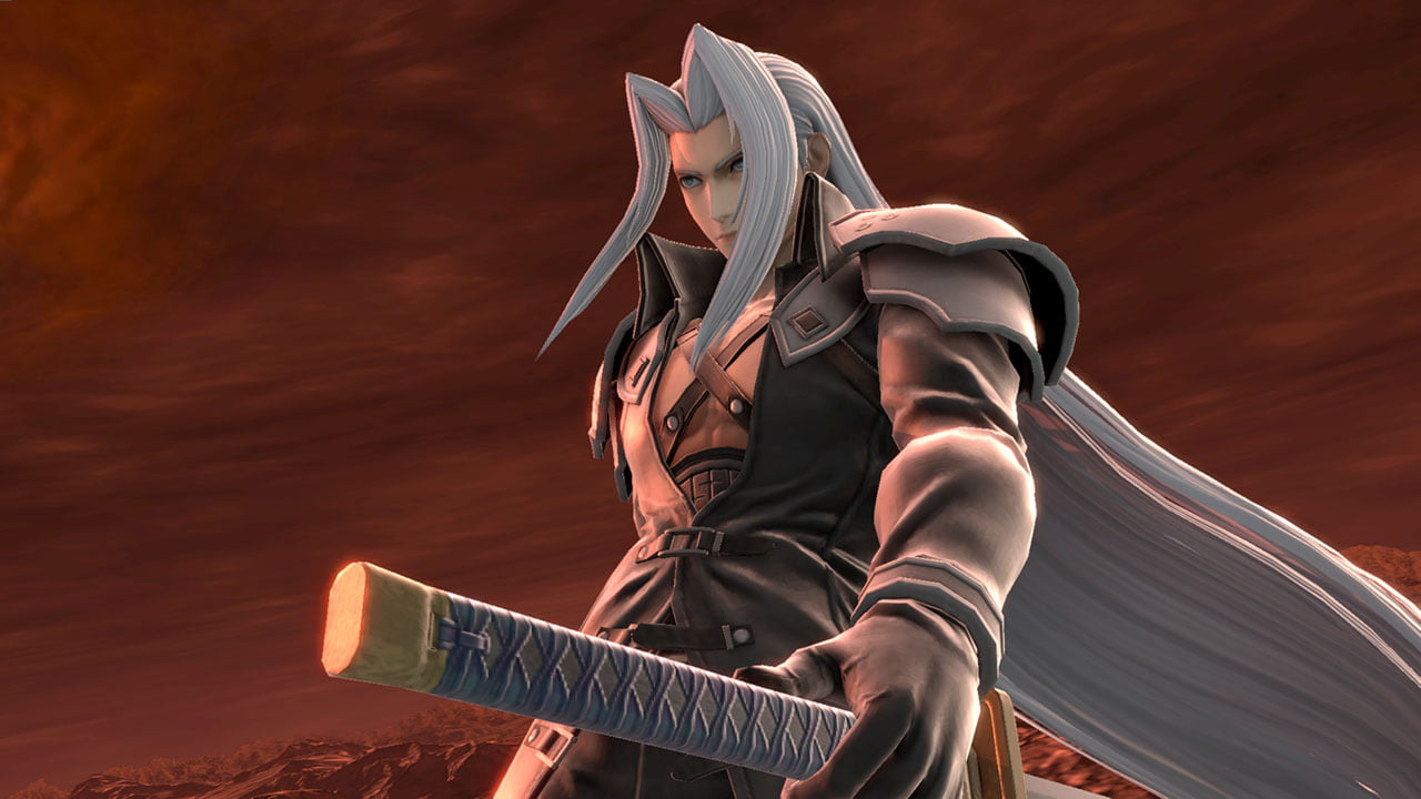 Screenshot de Sephiroth en Super Smash Bros. Ultimate