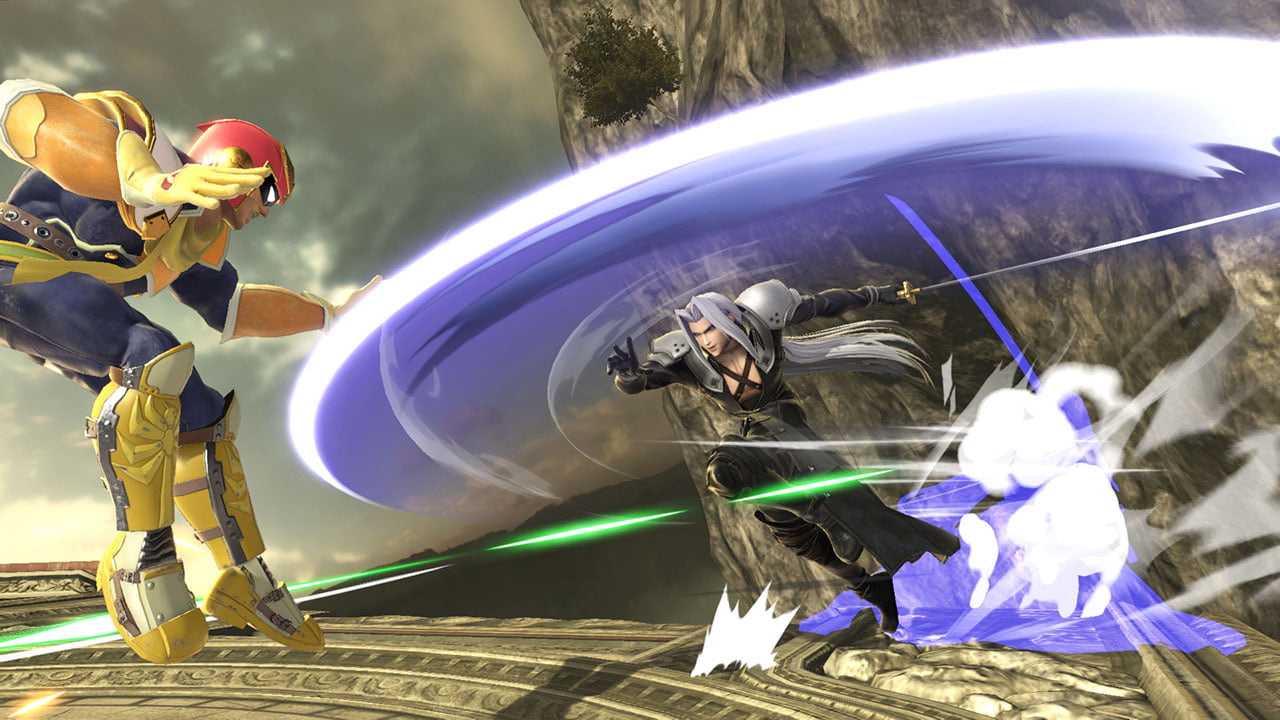 Screenshot de Sephiroth en Super Smash Bros. Ultimate
