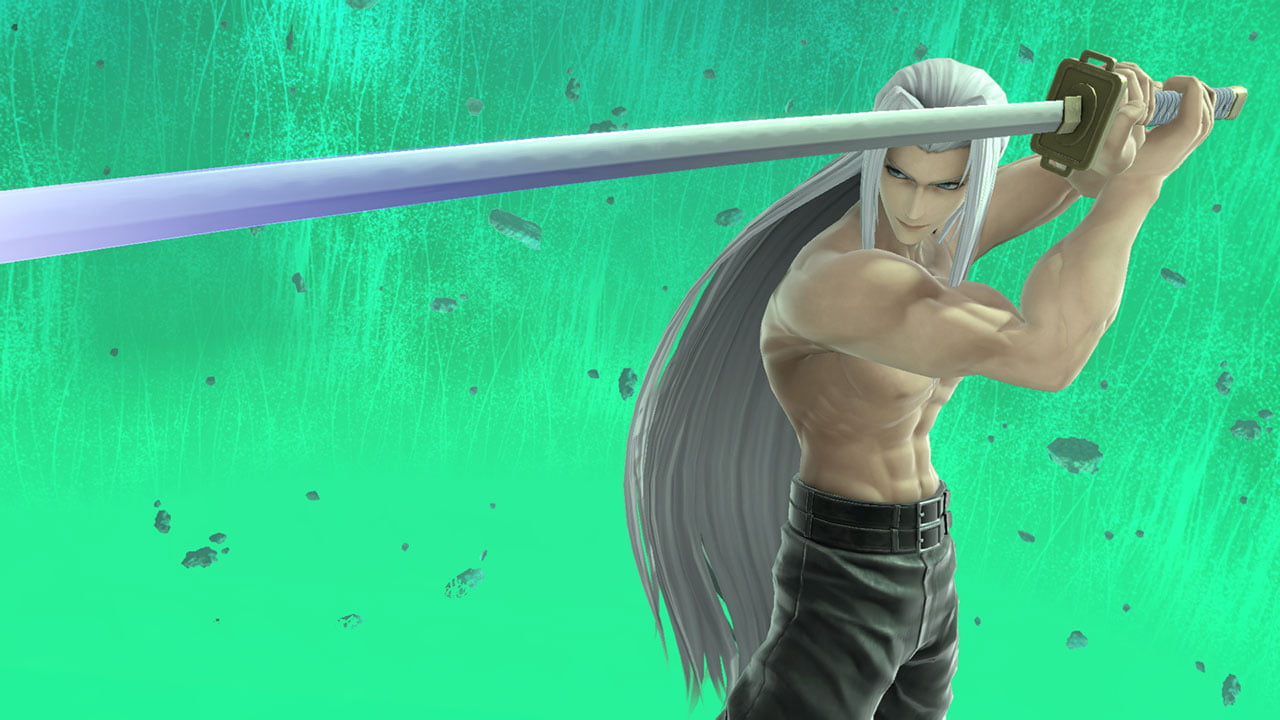 Screenshot de Sephiroth en Super Smash Bros. Ultimate