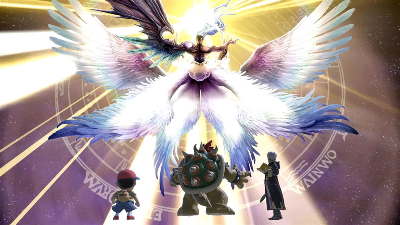 Screenshot de Sephiroth en Super Smash Bros. Ultimate