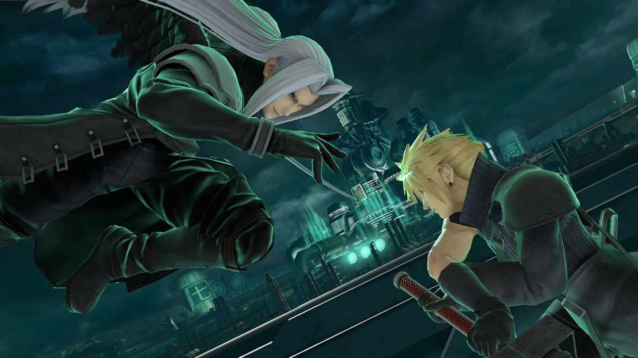 Screenshot de Sephiroth en Super Smash Bros. Ultimate