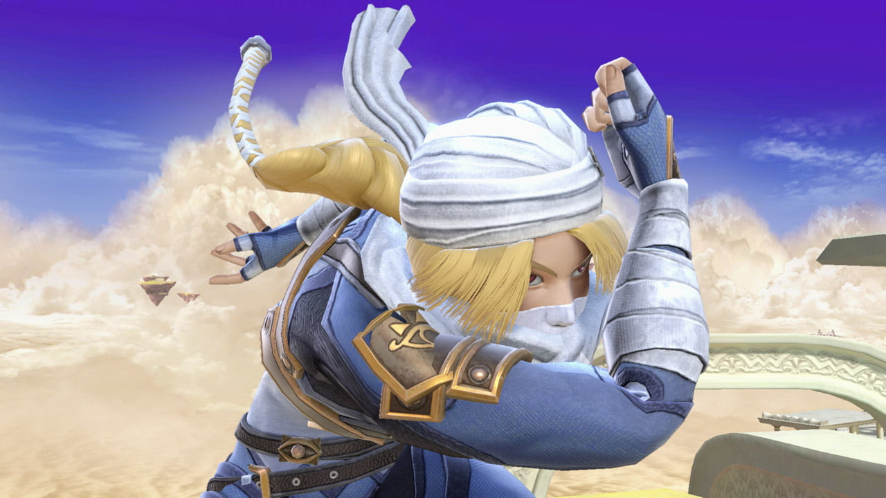 Screenshot de Sheik en Super Smash Bros. Ultimate