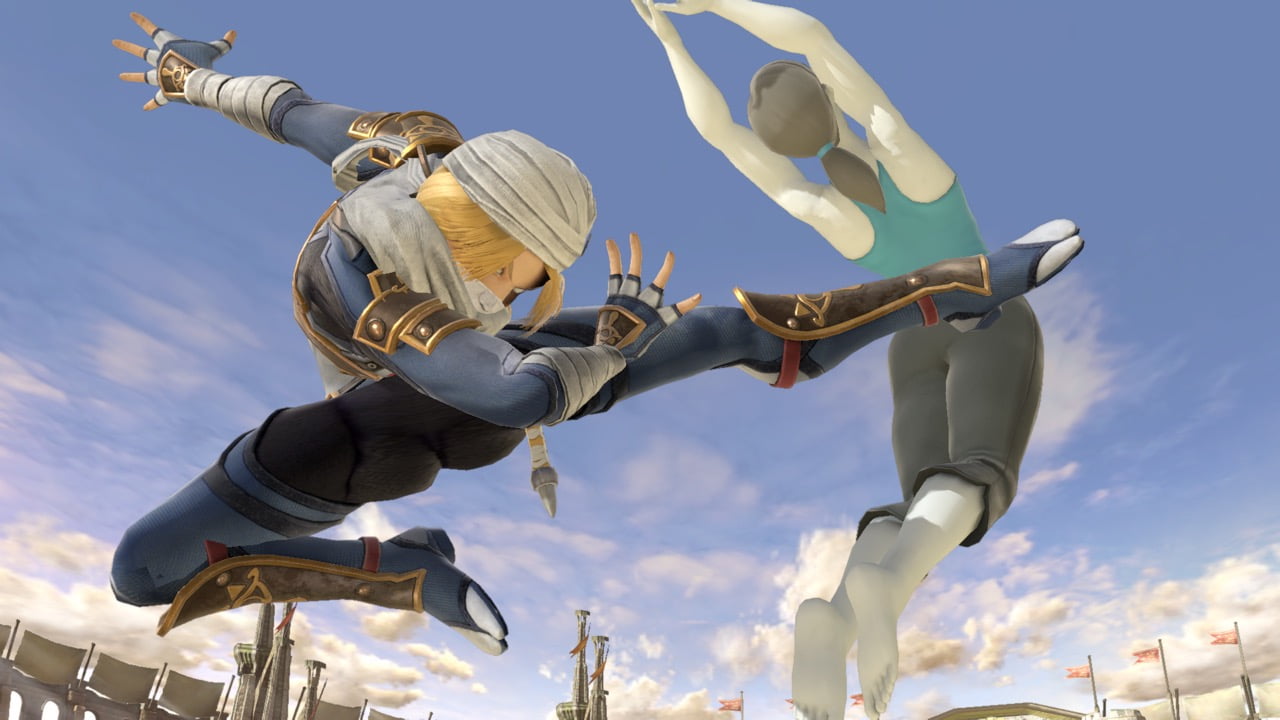 Screenshot de Sheik en Super Smash Bros. Ultimate