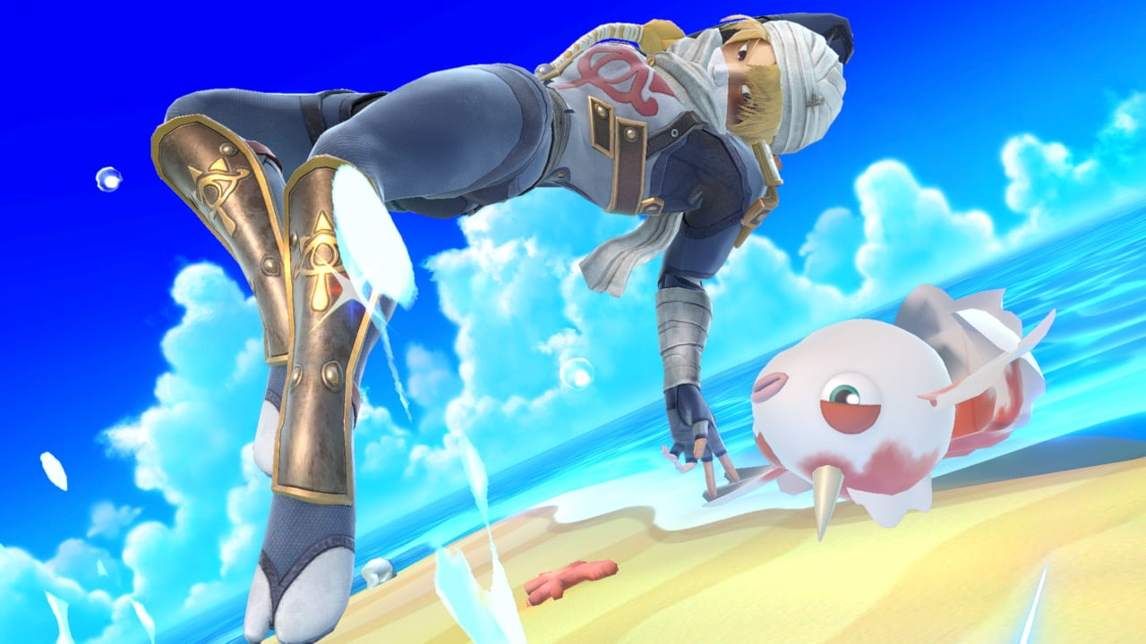 Screenshot de Sheik en Super Smash Bros. Ultimate
