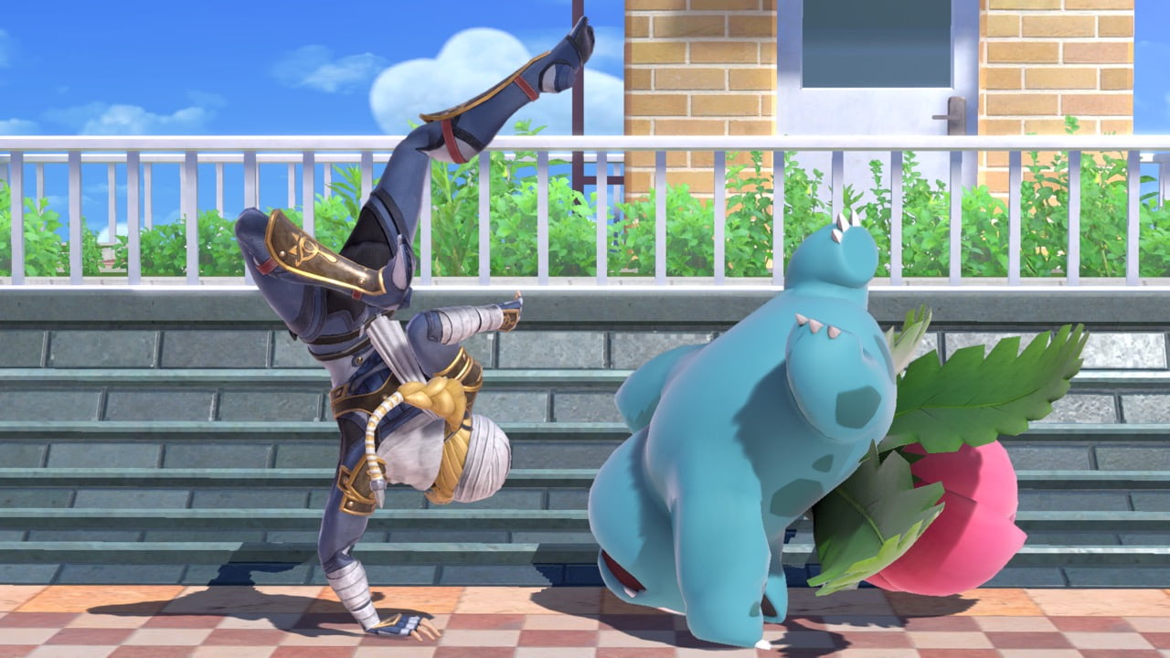 Screenshot de Sheik en Super Smash Bros. Ultimate