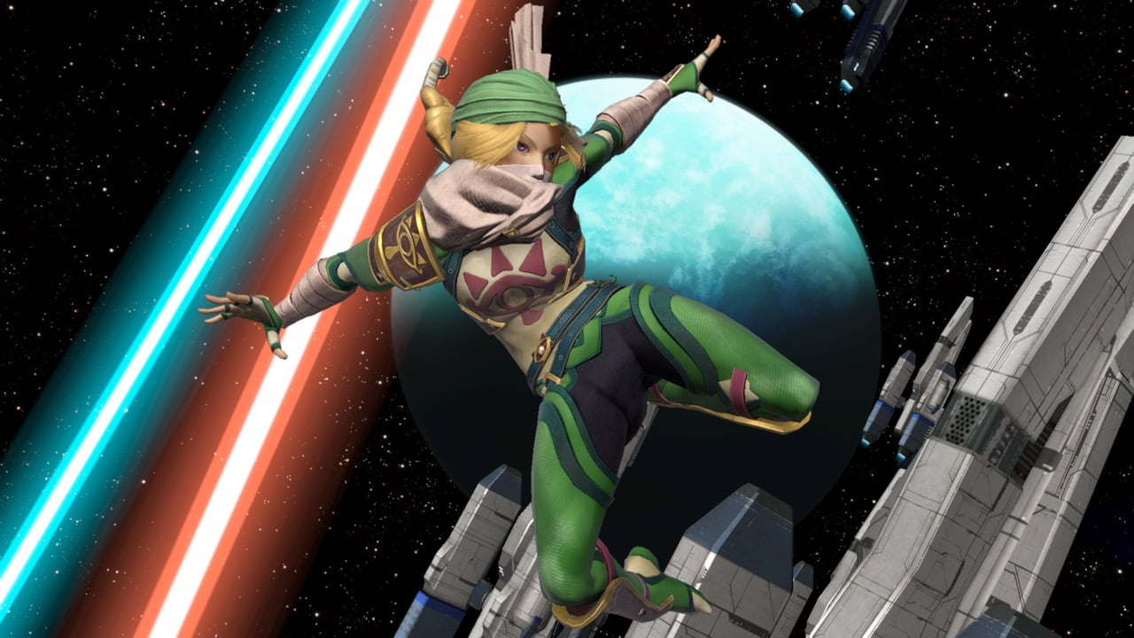 Screenshot de Sheik en Super Smash Bros. Ultimate