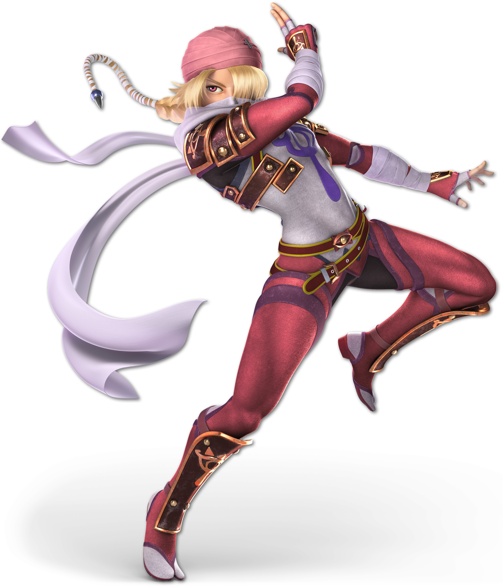 Screenshot de Sheik en Super Smash Bros. Ultimate