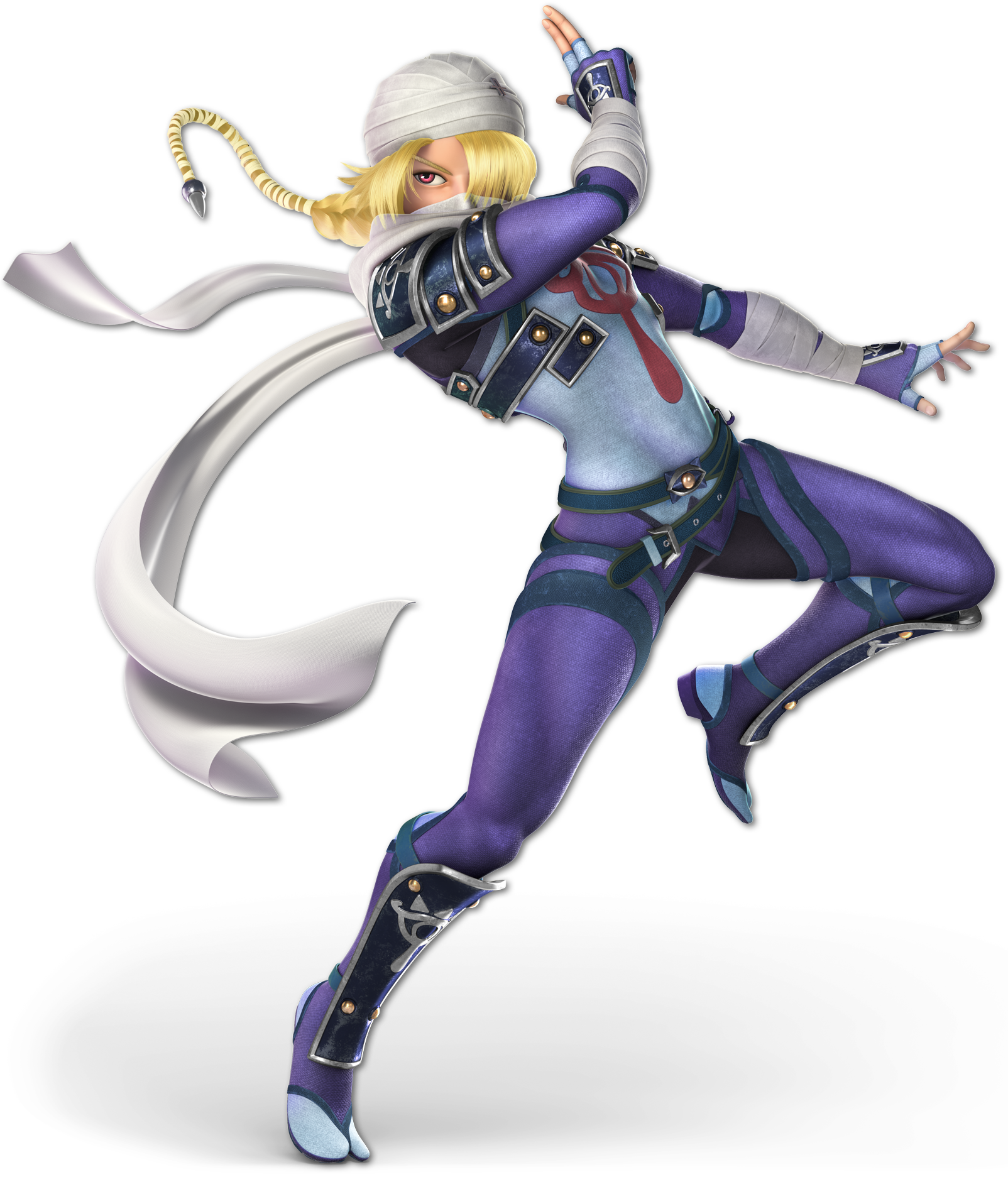 Screenshot de Sheik en Super Smash Bros. Ultimate