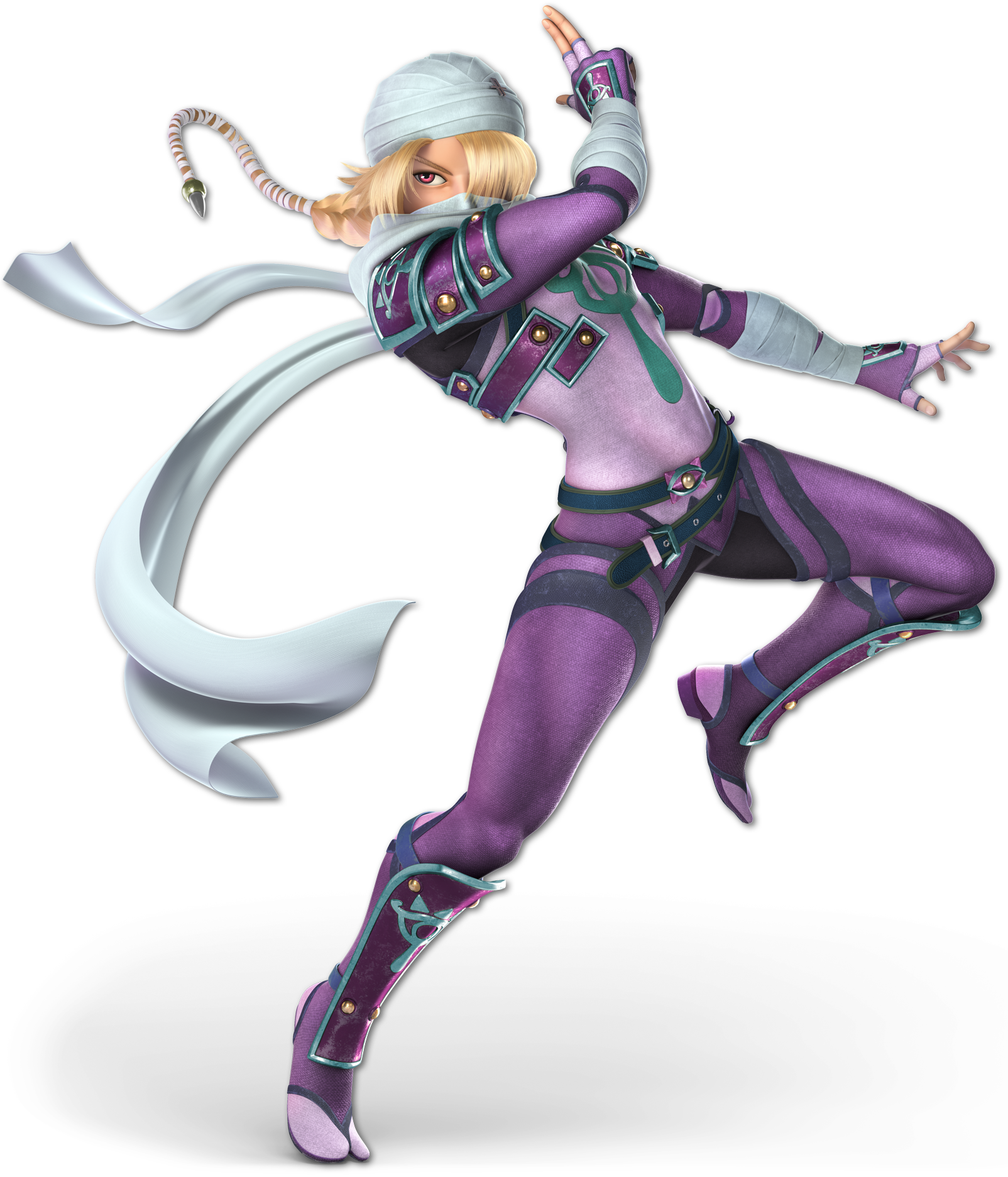 Screenshot de Sheik en Super Smash Bros. Ultimate