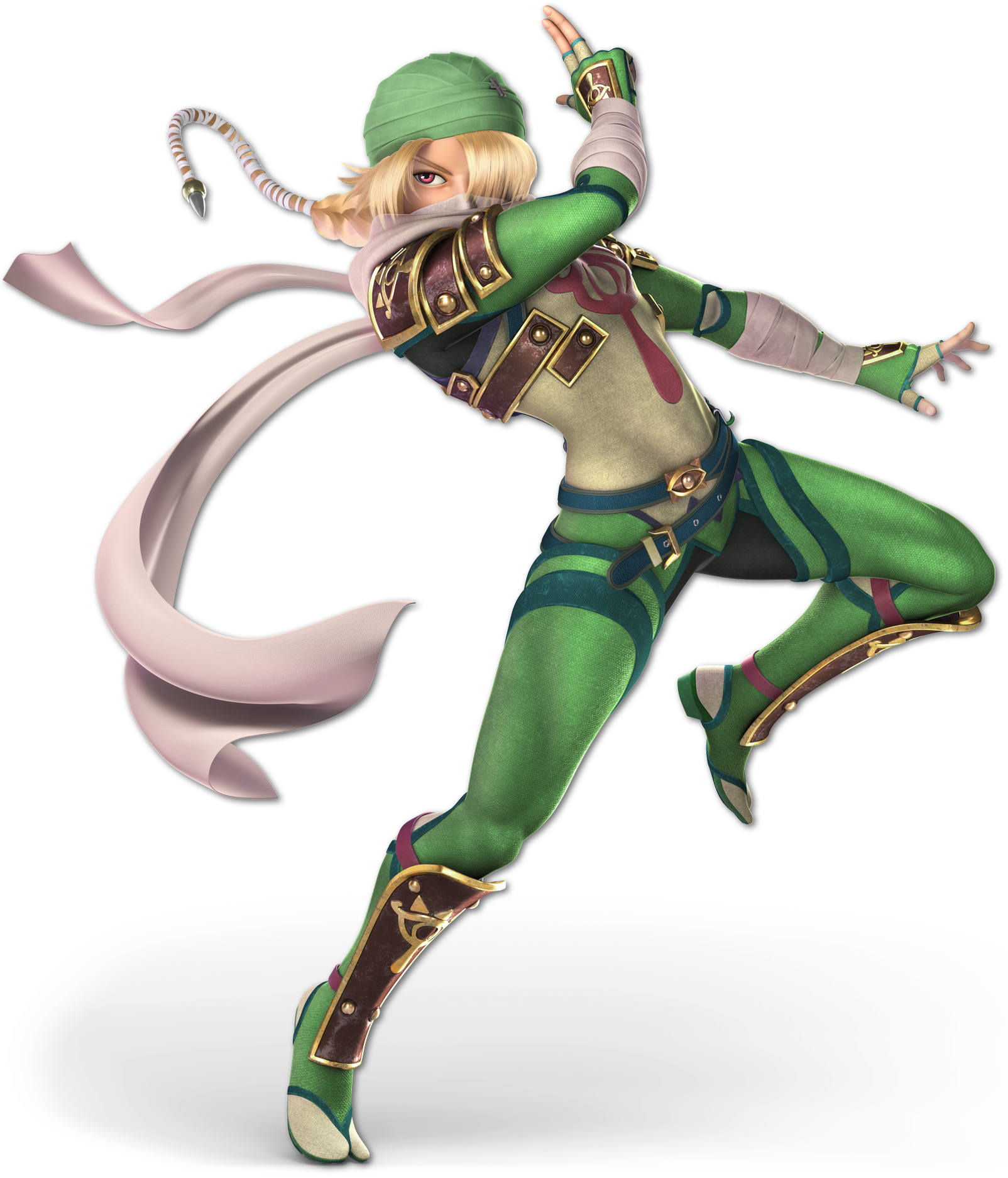 Screenshot de Sheik en Super Smash Bros. Ultimate