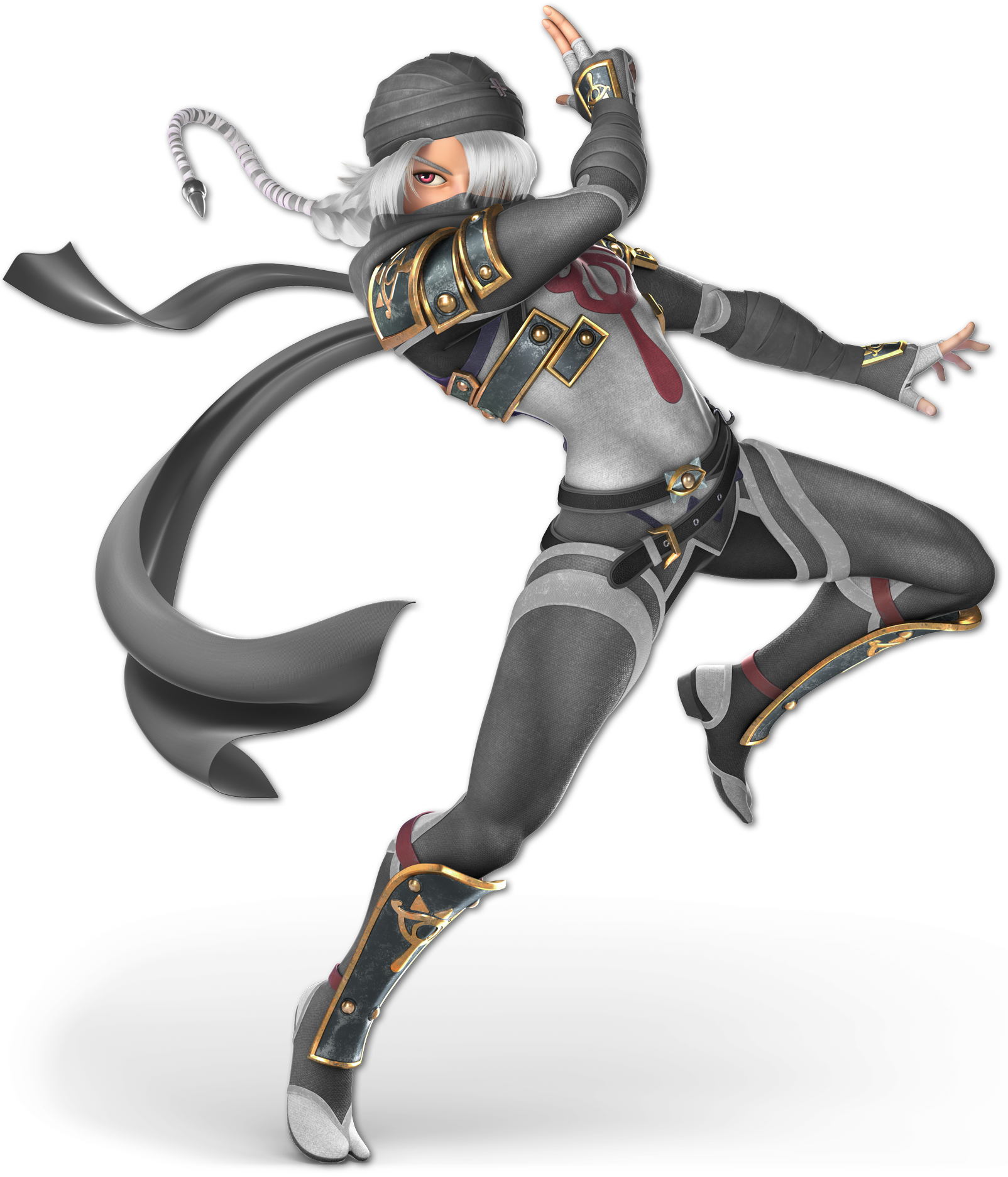 Screenshot de Sheik en Super Smash Bros. Ultimate