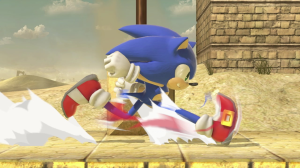 Screenshot de Sonic en Super Smash Bros. Ultimate