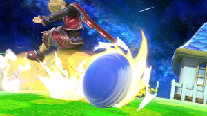 Screenshot de Sonic en Super Smash Bros. Ultimate