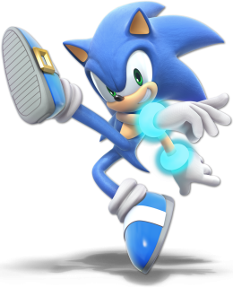 Screenshot de Sonic en Super Smash Bros. Ultimate
