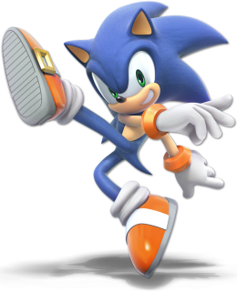 Screenshot de Sonic en Super Smash Bros. Ultimate