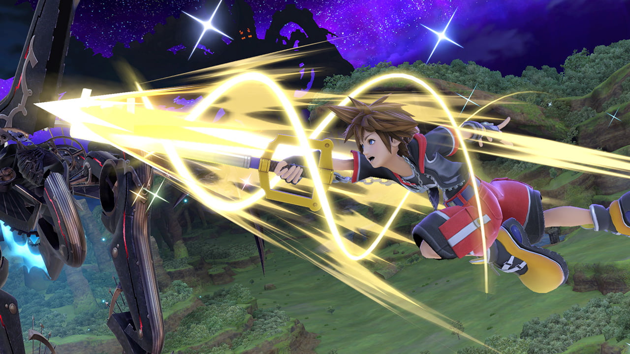 Screenshot de Sora en Super Smash Bros. Ultimate