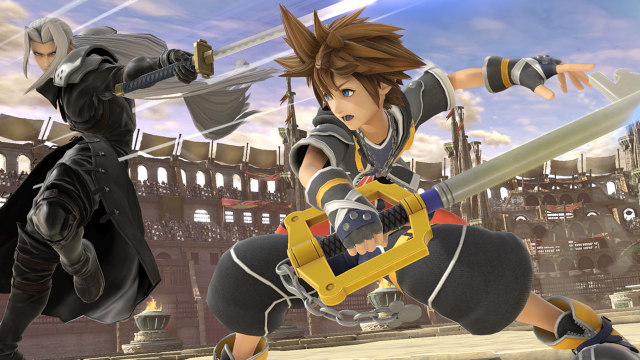 Screenshot de Sora en Super Smash Bros. Ultimate