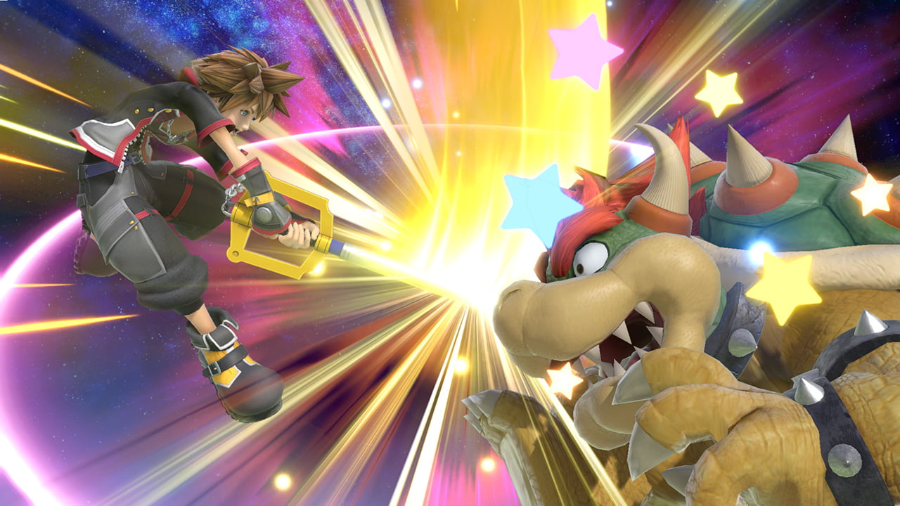 Screenshot de Sora en Super Smash Bros. Ultimate