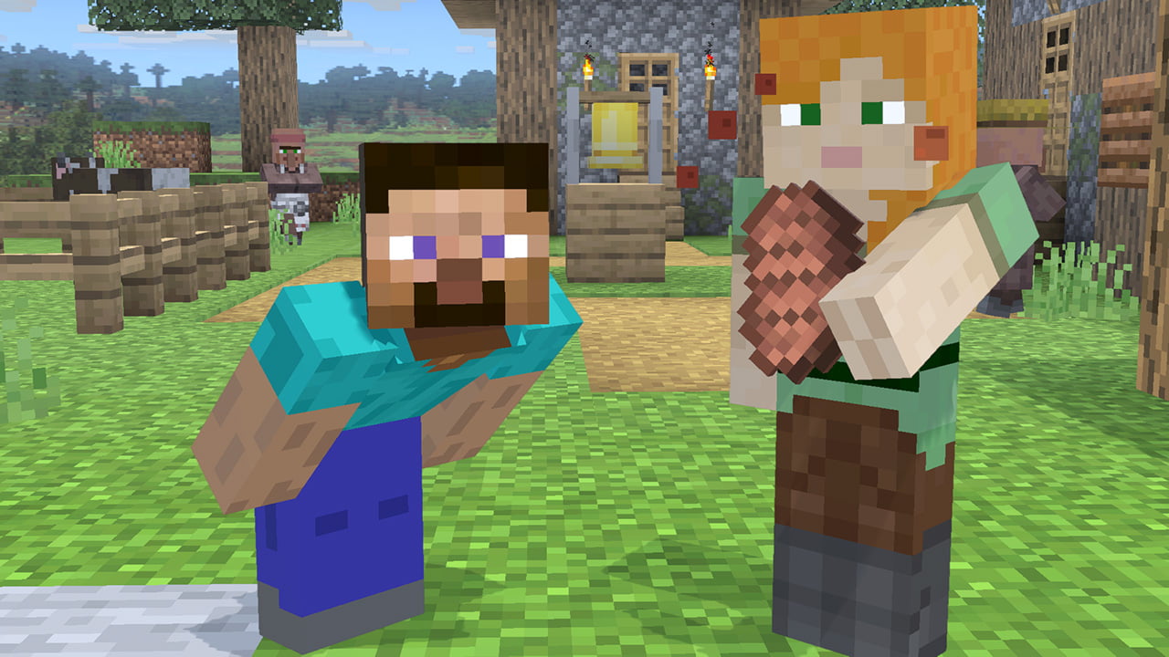 Screenshot de Steve / Alex en Super Smash Bros. Ultimate