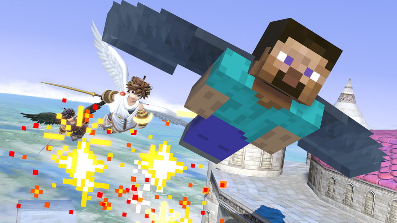 Screenshot de Steve / Alex en Super Smash Bros. Ultimate