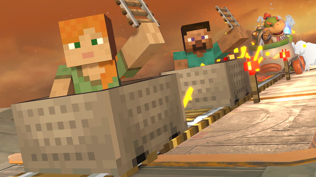 Screenshot de Steve / Alex en Super Smash Bros. Ultimate