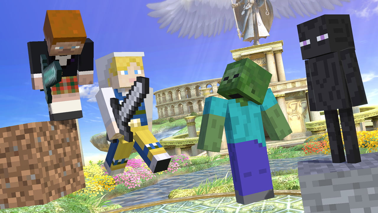 Screenshot de Steve / Alex en Super Smash Bros. Ultimate