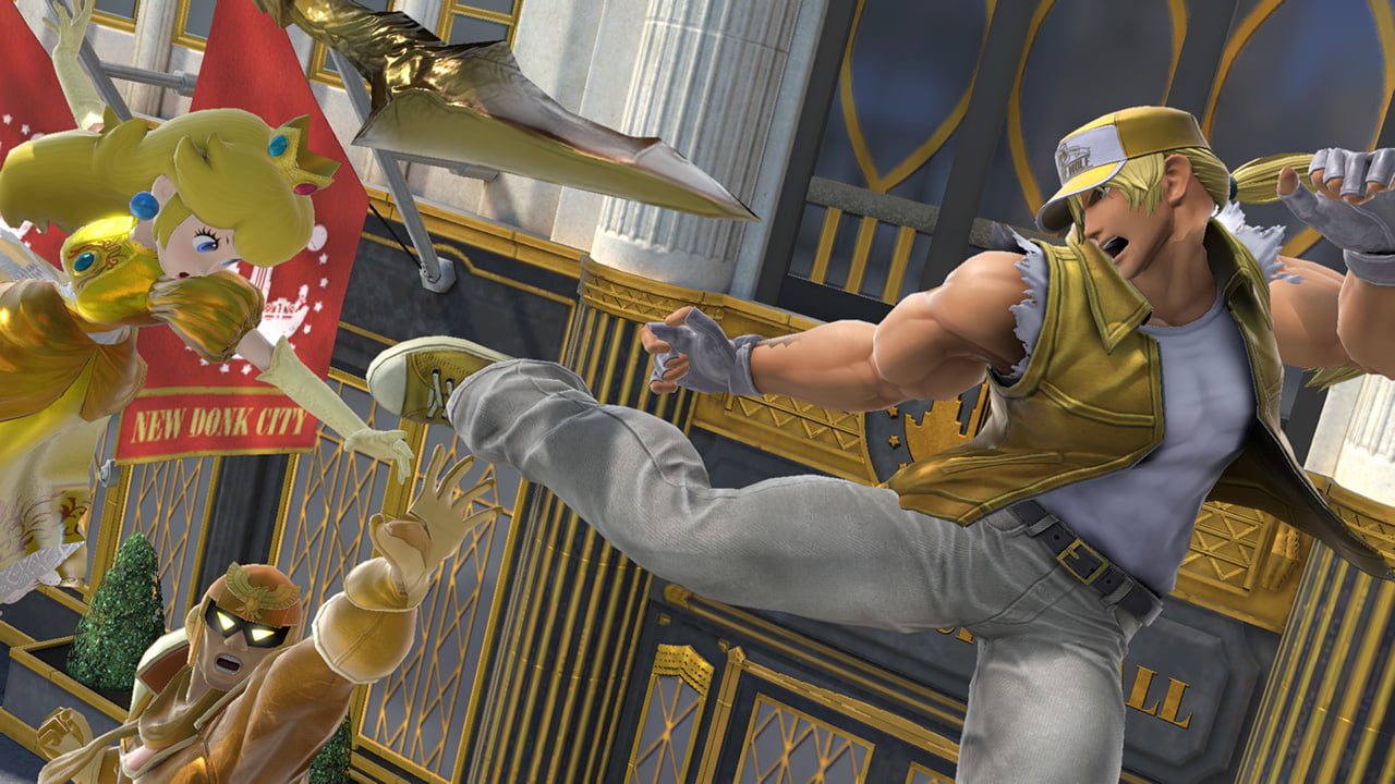 Screenshot de Terry en Super Smash Bros. Ultimate
