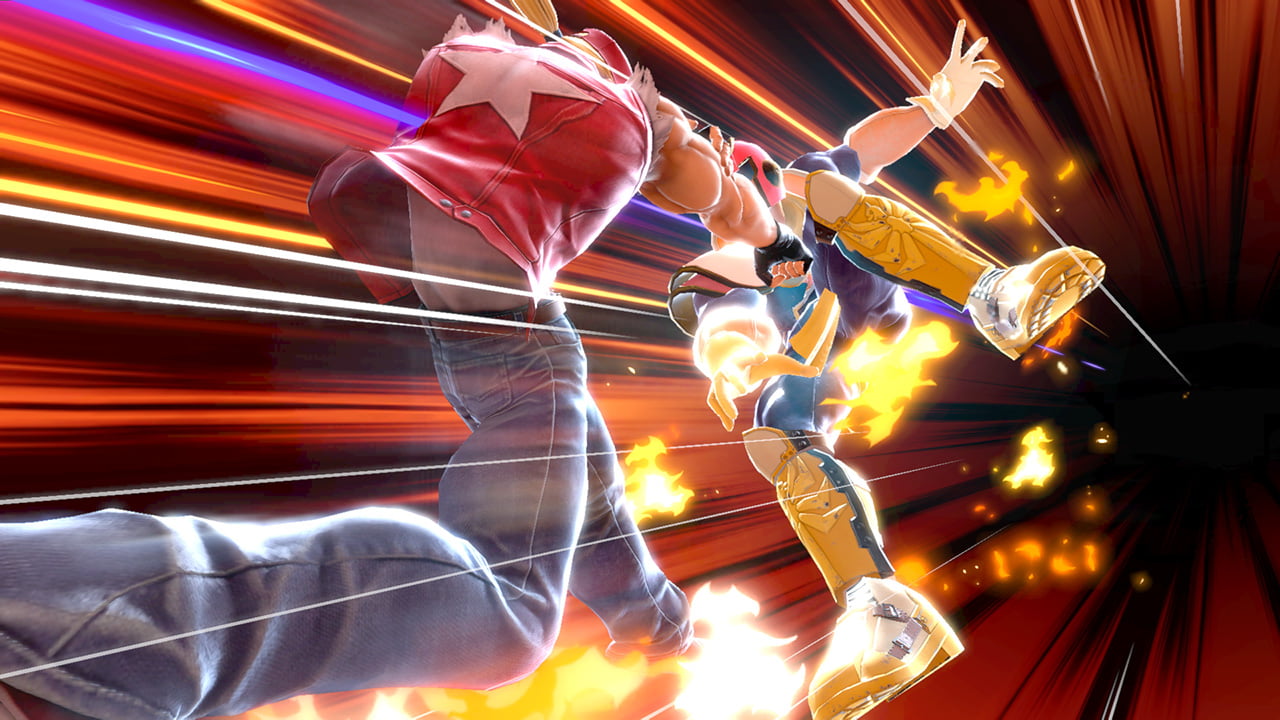 Screenshot de Terry en Super Smash Bros. Ultimate