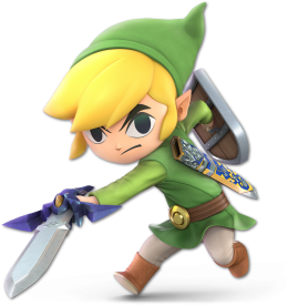 Screenshot de Toon Link en Super Smash Bros. Ultimate