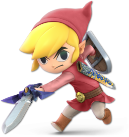 Screenshot de Toon Link en Super Smash Bros. Ultimate